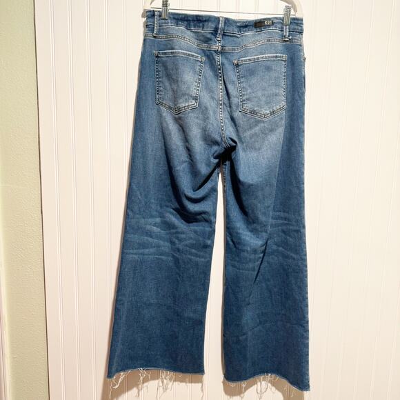 Kut From The Kloth Meg Fab Ab Wide Leg Size 12 Long - Picture 5 of 7
